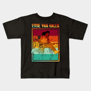 Eddie van halen | Retro Poster | Legendary Kids T-Shirt